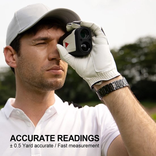Iptrading Golf afstandsmeter - Golf Rangefinder - Golf accessoires - Golf Laser - Inclusief hoes - 600m — afbeelding 3