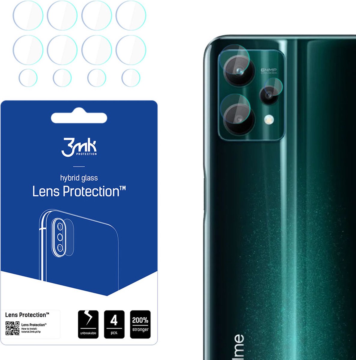 Realme V25 - 3mk Lens Protection