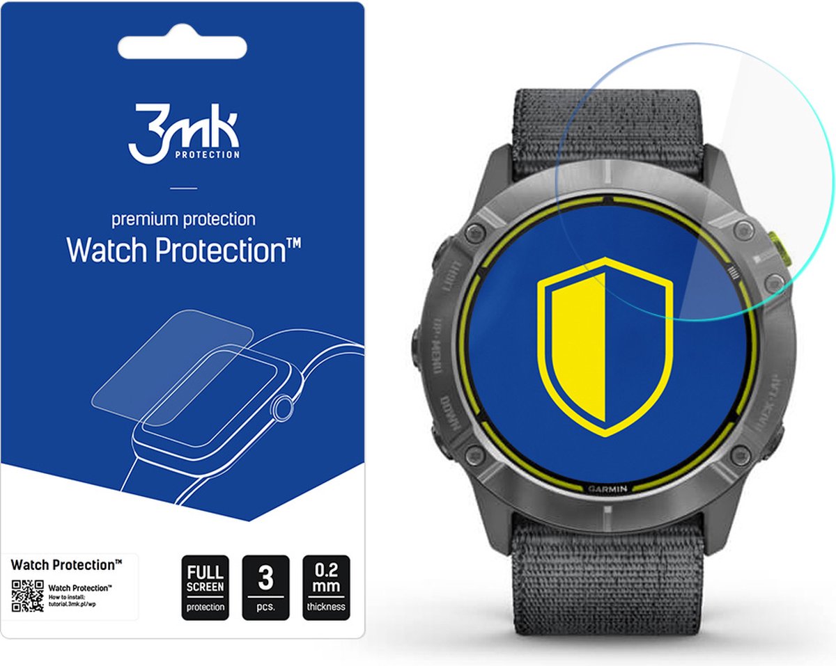 Garmin Enduro - 3mk Watch Protection v. FlexibleGlass Lite
