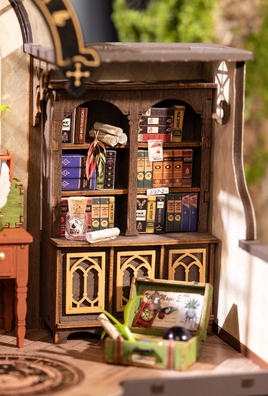 Verlicht Miniatuur Huis Rolife DIY Miniatuur Café Bouwpakket - Volwassenen Poppenhuis Model Met Verlichting Rolife Miniatuurhuis