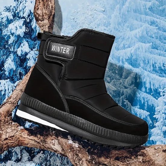 Bovista Snowboots - Sneeuwschoenen - Sneeuwboots - Heren - Wintersport - Ski - Skischoenen - Zwart - 42 - Outdoor