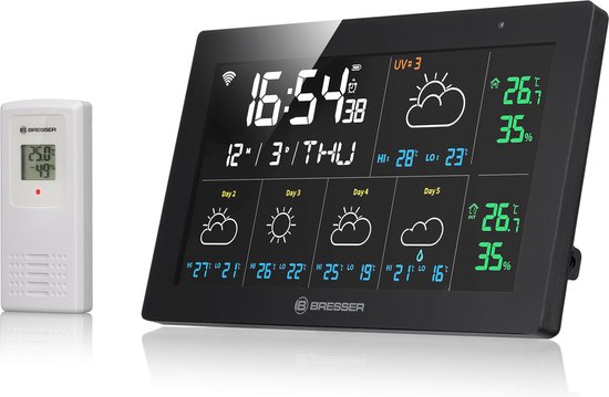 Foto: Bresser weerstation smart home climateconnect cl draadloos met tuya smart home app