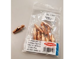 Fronius contact tube 1.0/ M8x1.5 ∅10x32 10Stk.Pcs
