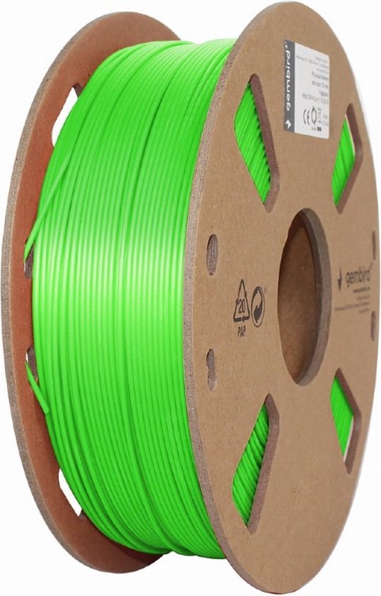 Foto: Gembird filament pla 1 75 groen 1kg 3d printer filament