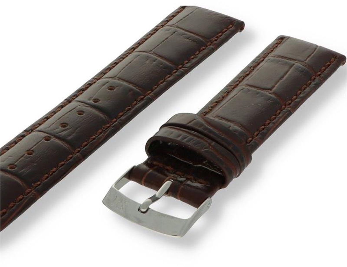 Morellato Horlogebandje Samba Alligator Donker Bruin 20mm