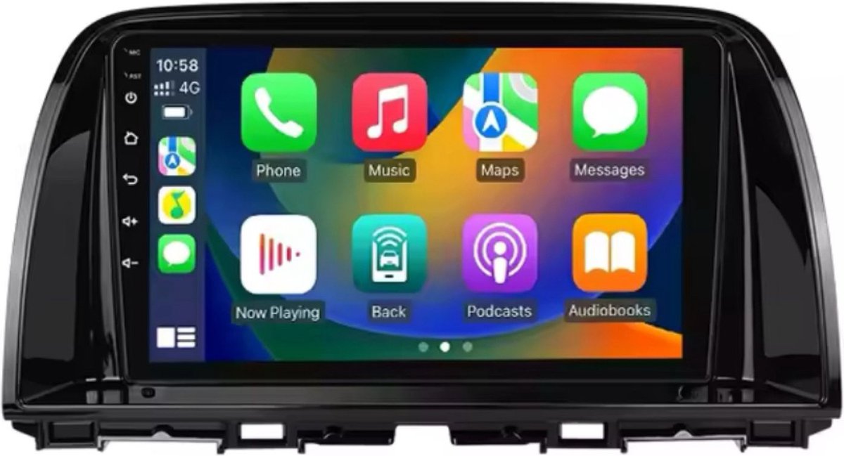 CarPlay geschikt voor Mazda CX-5 2012-2015 Android 12 navigatie en multimediasysteem 2GB RAM 32GB ROM