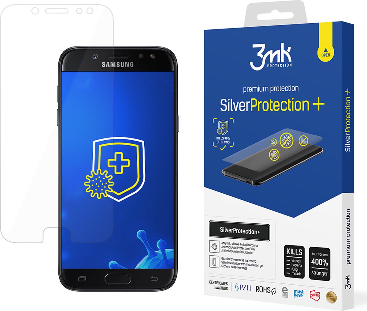 Samsung Galaxy J7 2017 - 3mk SilverProtection+