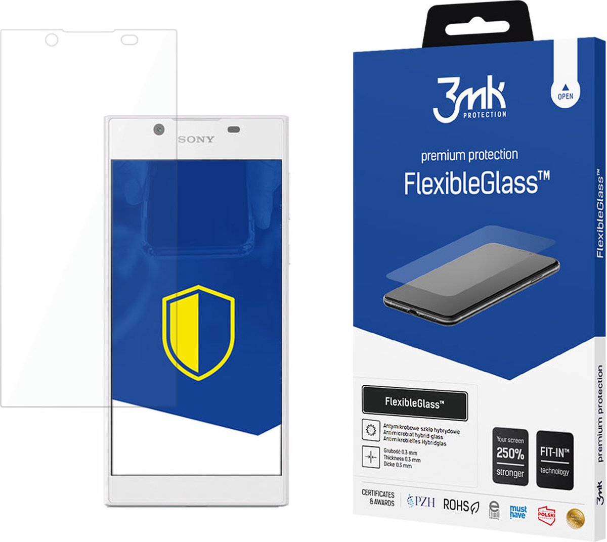 Sony Xperia L1 - 3mk FlexibleGlass