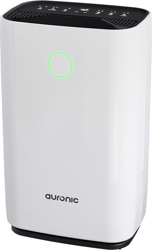 Auronic Luchtontvochtiger - Compact Series - 16L per dag - Was-droog functie - Slaapkamer, Badkamer en Woonkamer - Vochtvreter voor in Huis - Wit