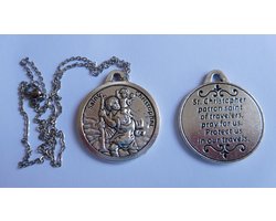 Ketting met hanger Christoffel.