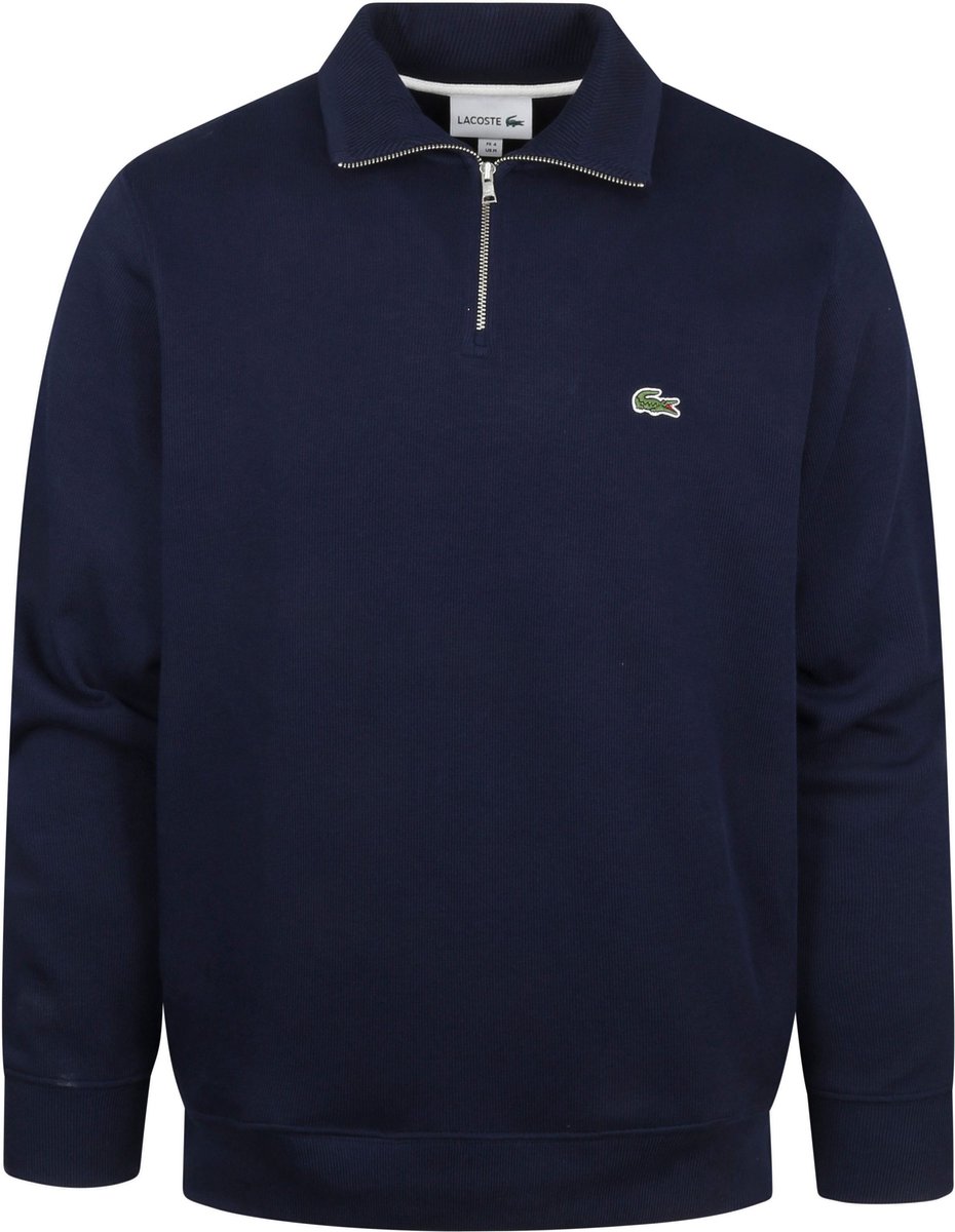 Lacoste Pullover Zipper Donkerblauw 4XL Heren Pullovers