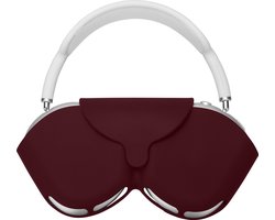 kwmobile cover voor over-ear koptelefoon - geschikt voor Apple AirPods Max / AirPods Max 2 - Van flexibel silicone - In bordeaux-violet