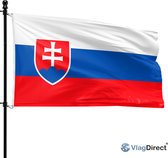 VlagDirect - Slowaakse vlag - Slowakije vlag - 90 x 150 cm.