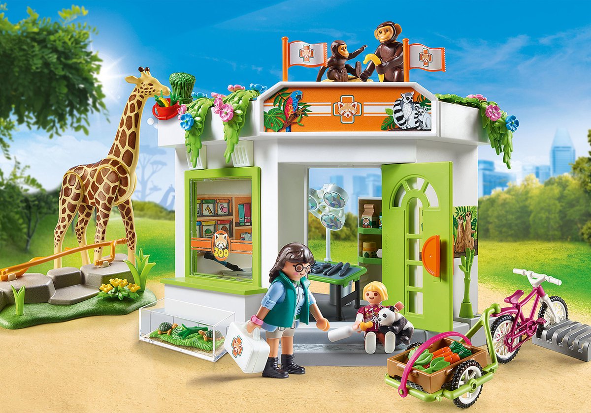 PLAYMOBIL Family Fun Dierenartspraktijk in de dierentuin - 70900 — afbeelding 12