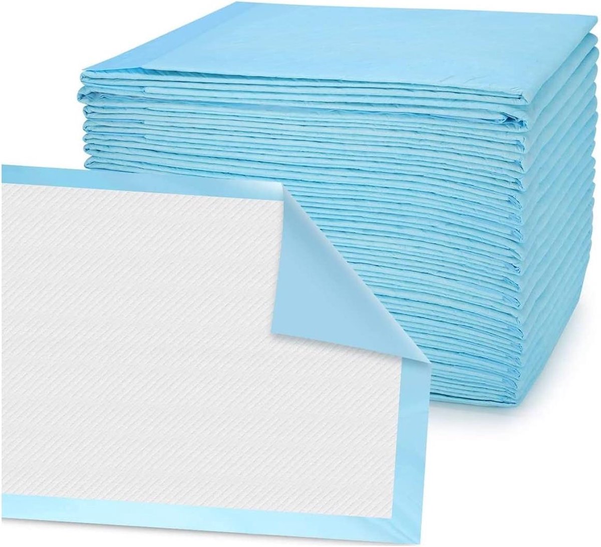 Waterdichte Incontinentie Bed Pads - 10 Stuks - Super Absorberende Underpads - Geschikt voor Pasgeboren Babies Huisdieren Ouderen - 80x90cm incontinentie onderlegger