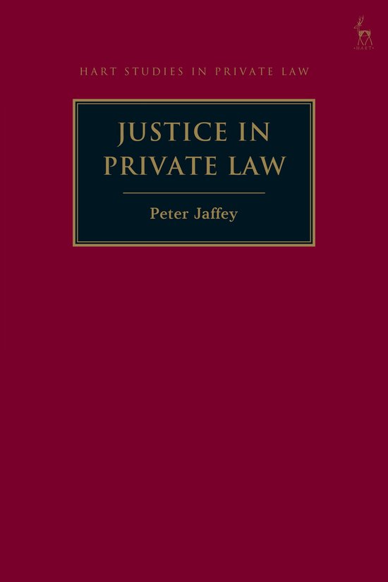 Hart Studies in Private Law- Justice in Private Law - cover
