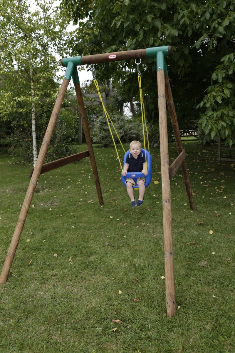 Little Tikes High Back Peuter - Schommel Blauw — afbeelding 2