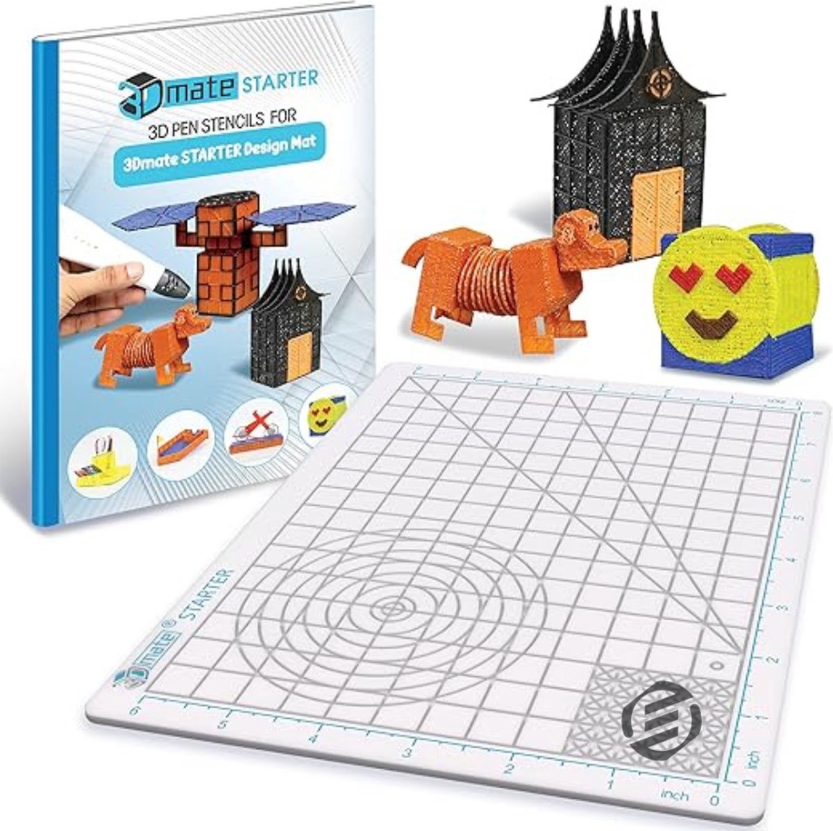 Equivera 3D Pen - 3D Starterspen - 3D Pen Starterspakket - Knutselen en Tekenen - 3D Printen - Incl. Vullingen en Filament - Kinderen en Volwassenen