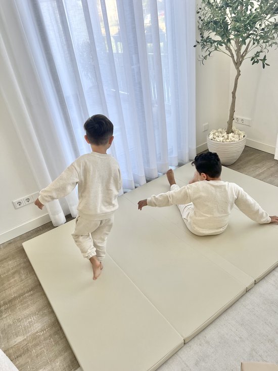 Stijlvolle speelmat voor baby, 2cm Dikke Antislip Babymat, Sponsgevuld, Kruipmat Baby - Tummy Time, Ideaal voor Kinderkamer Box Babykamer Baby Speelkleed, 200 x 260 cm