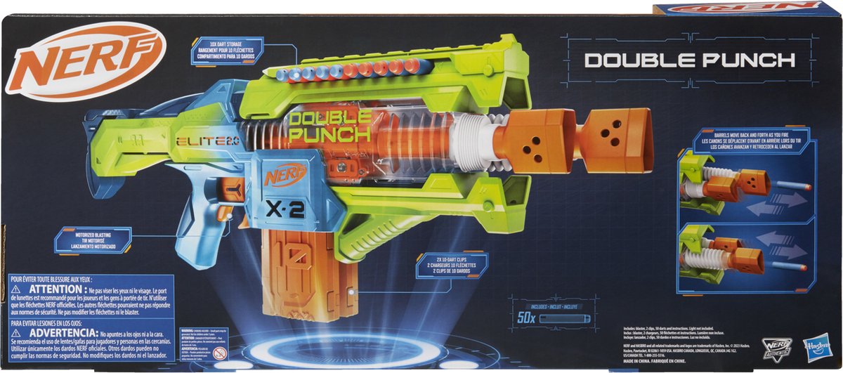 Nerf Elite 2.0 Double Punch - Blaster — afbeelding 9
