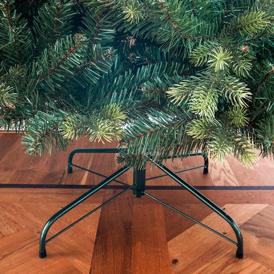 Sapin de Noël artificiel Little Grove Épicéa Blanc Conique - PE et PVC - H240 x Ø135 cm