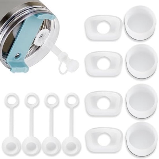 Bol à Collation Pour Stanley Cup 40 Oz - Plateau En Silicone 5 Compartiments - Accessoire Compatible Avec Quencher 40 Oz