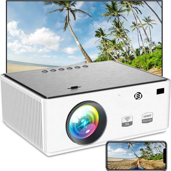 Equivera Draagbare Beamer - Mini Beamer - Draagbare Projector - Mini Projector
