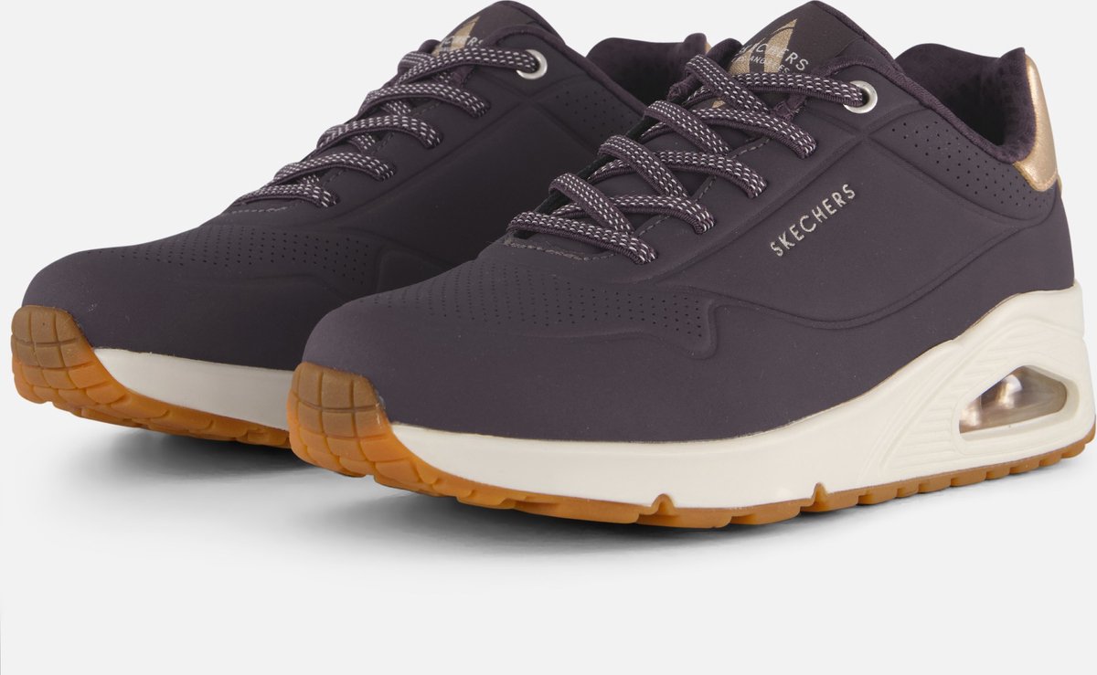Skechers Uno Shimmer Away Sneakers paars - Maat 39