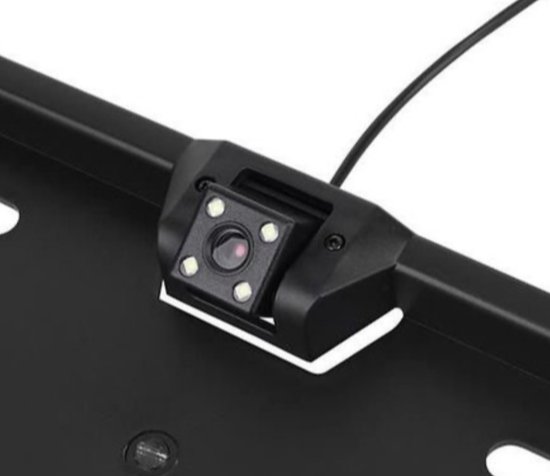 Kentekenplaat Achteruitrijcamera - Auto Kentekenplaathouder met Nachtzicht Camera 4-LED van Merkloos — afbeelding 4