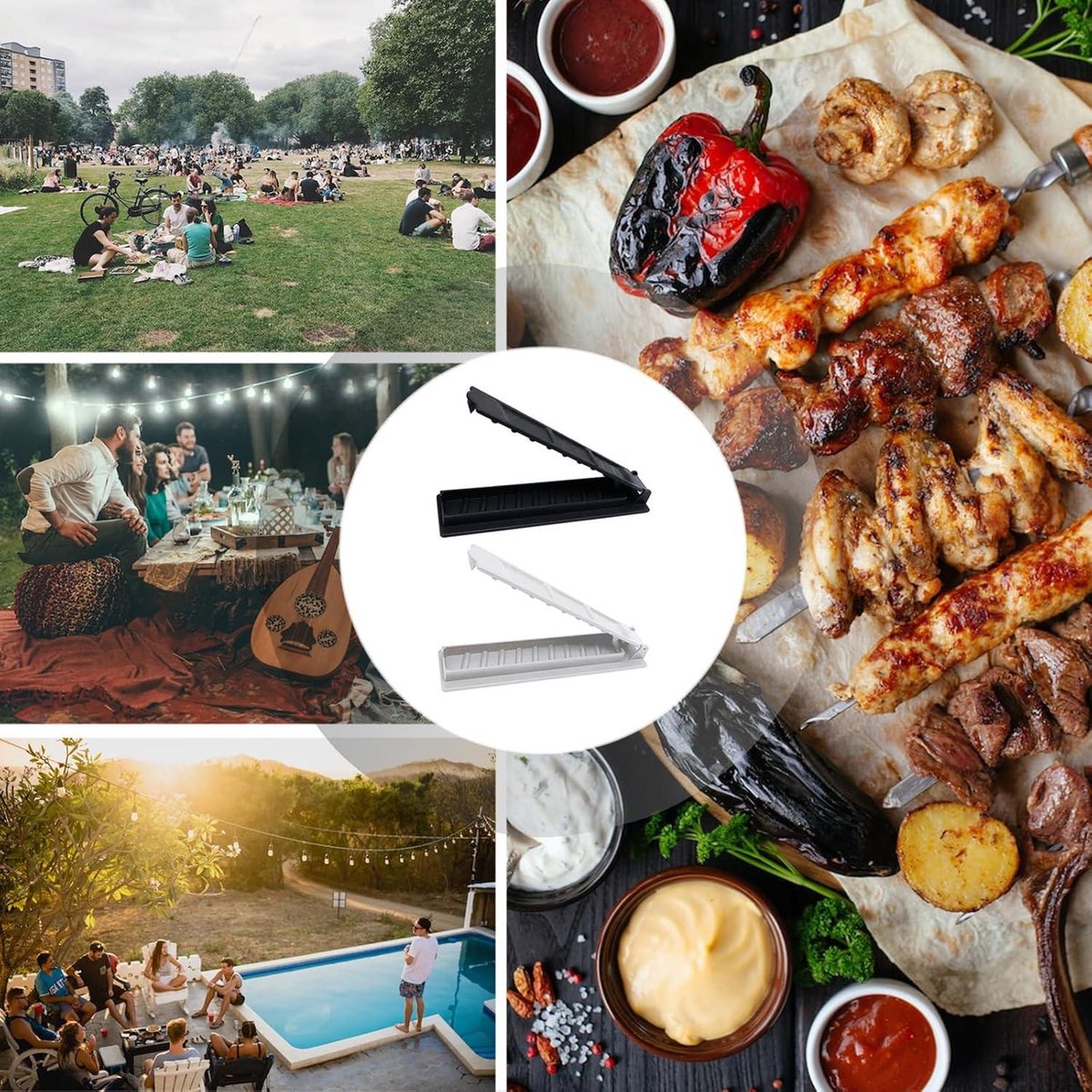 Fabricant De Kebabs, Plastique Presse Kebab Réutilisable Machine À