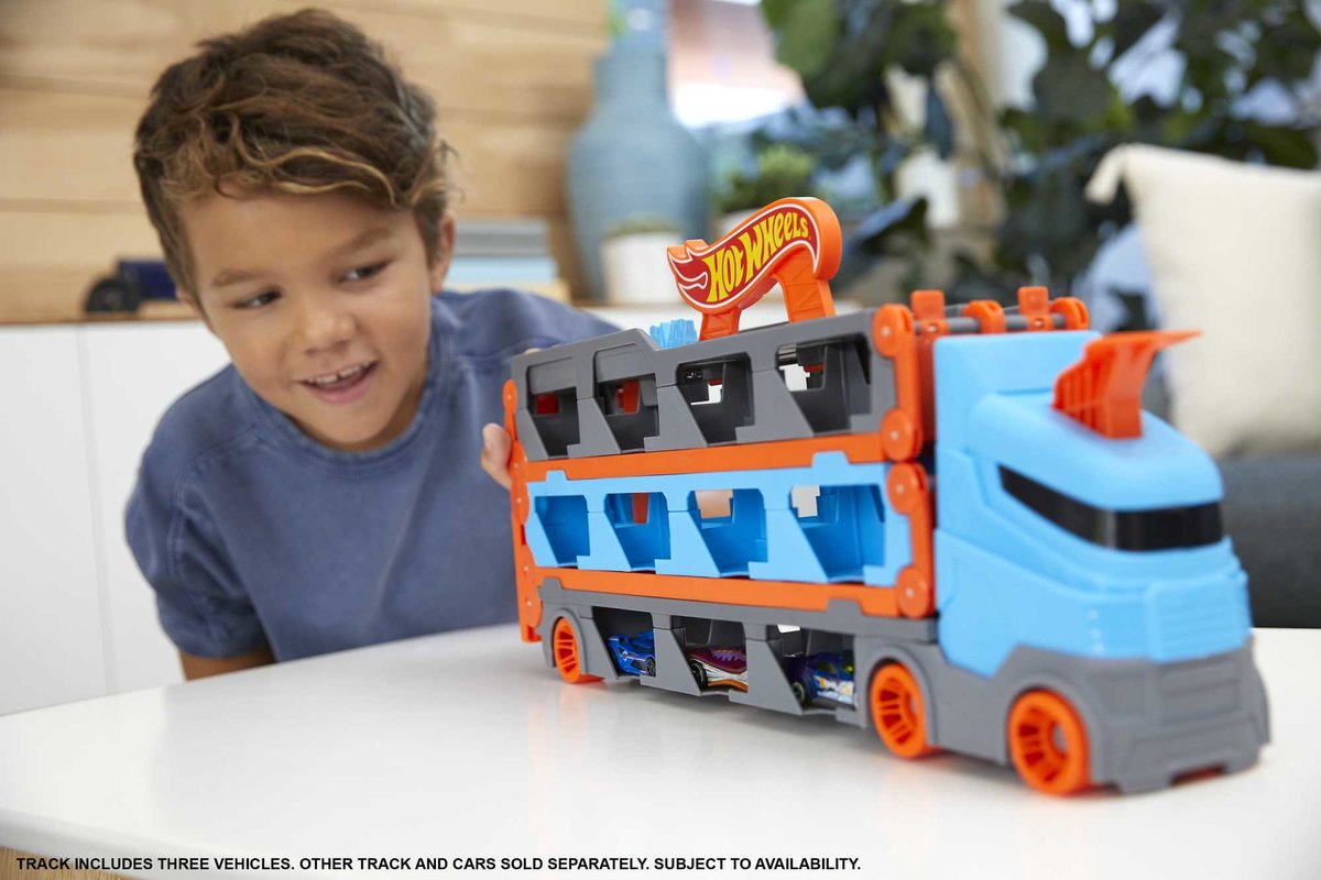 Hot Wheels Speedway Oplegger Speelset - Speelgoedvoertuig — afbeelding 8