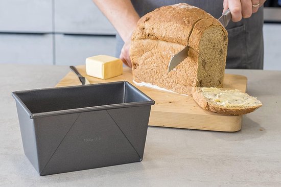 Moule Carré Antiadhésif 23 Cm MasterClass – Acier Carbone Galvanisé, Ultra Résistant