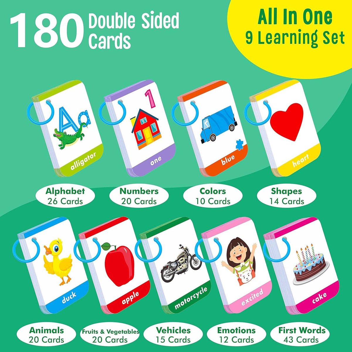 299 Woordentrainer Flash Cards, Educatieve fotokaarten voor thuis