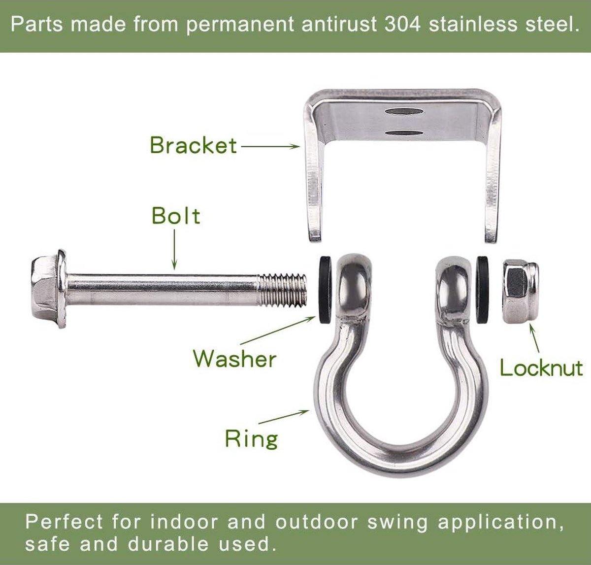 Universal hängen Kit - Heavy Duty stabile Decke, Haken für schwere Tasche
