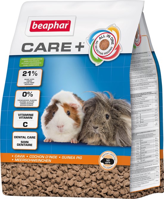 Beaphar - Care+ Caviavoer - 1.5 kg