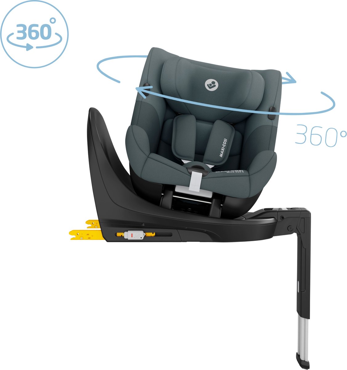 Maxi-Cosi Mica 360 S i-Size - Autostoeltje - Tonal Graphite - Vanaf 3 maanden tot 4 jaar – foto 5
