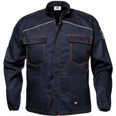 SIR SAFETY POLYTECH Stof Werkjas HEREN Veiligheidsjas Donkerblauw - Antistatisch - Vlamvertragend - Reflecterende Details