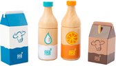 Petit pied Jouet Alimentaire Boissons fraîches Bois Junior 4 pièces