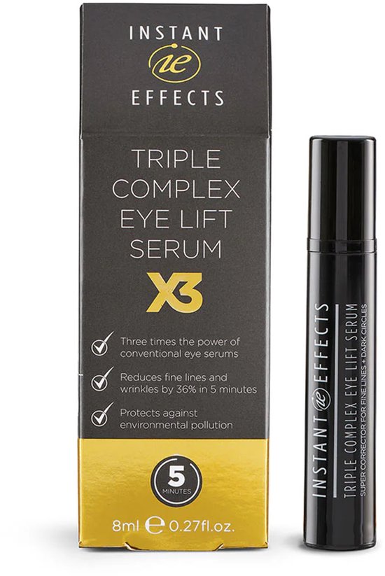 Instant Effects - Oogserum Vrouwen & Mannen - Anti Rimpel - Tegen Wallen en Donkere Kringen - Instant Eye Lift Serum