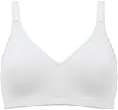 Naturana soft BH met elastische cups maat 90 B/C/D wit