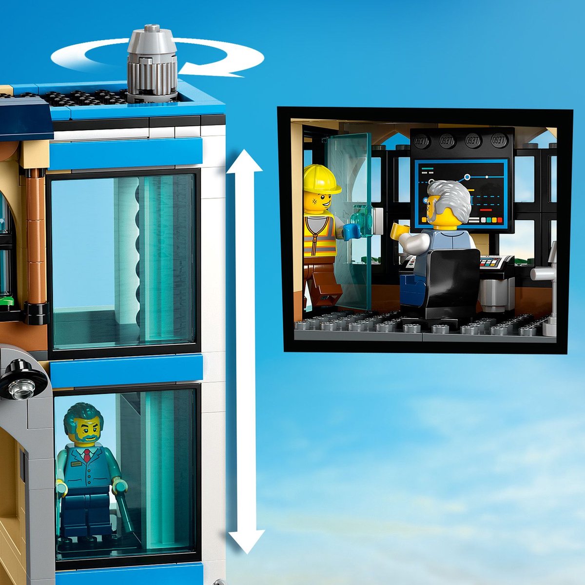 LEGO® City Centraal Station, Bouwspeelgoedset - 60469 — afbeelding 8