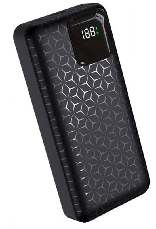 Powerbank 27.000 mAh - Noodpakket -Snellader & batterij LED-display - 2x USB A, USB C - Geschikt iOS/Android - Universeel - 22.5 Watt - NL Handleiding Digitaal