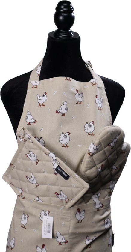 Ensemble de cuisine - Tablier - Manique - Gant de cuisine - Coffret cadeau - Kip - Fête des Mères