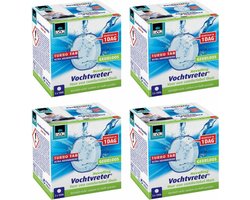 Bison Vochtvreter Ambiance Neutral Navul Tabs - 4 x 2 x 100 gr - Voordeelverpakking