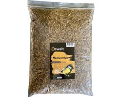 Oswalt Meelwormen - Gedroogd - 10 Liter - Buitenvogelvoer