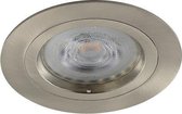 LED inbouwspot Bo -Rond RVS Look -Extra Warm Wit -Dimbaar -4W -Philips LED