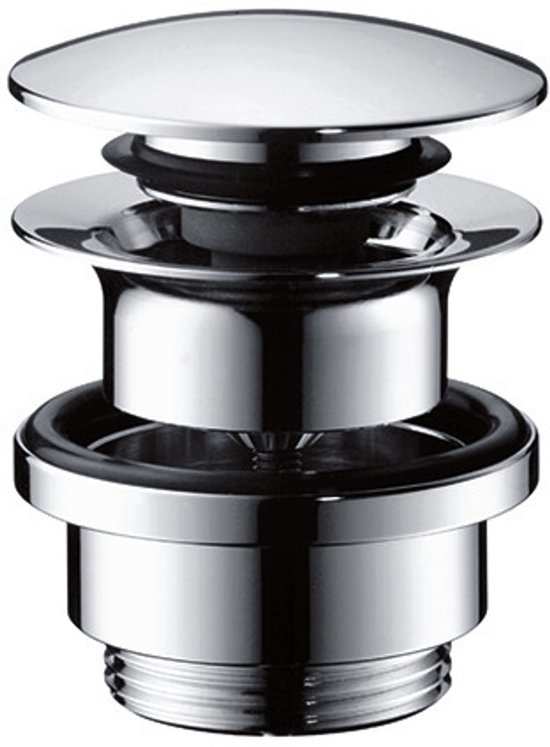 Garniture de vidage Push-Open pour mitigeurs de lavabo et bidet, chrome