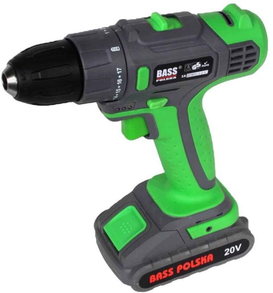 Accuschroevendraaier 20V, Li-Ion, 30Nm, zonder accu