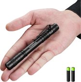 Travelhawk Zaklamp - Zaklamp Led - Zaklamp Militaire - 100 Lumen - Waterproof - Noodpakket - Zwart