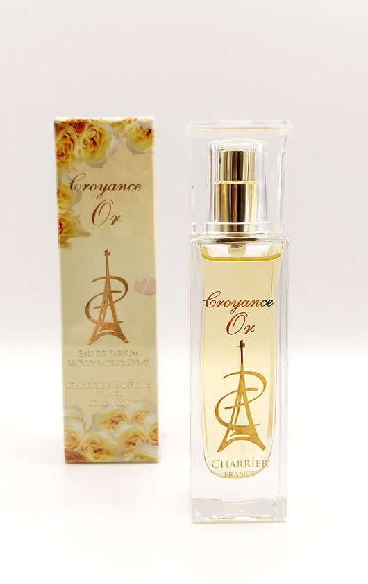 Luxe Franse Eau de Parfum - Croyance - een bloemige/fruitige geur - met Magnolia - Rozen en Amber.